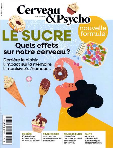 Abonnement CERVEAU ET PSYCHO - Revue, magazine, journal CERVEAU ET PSYCHO - Cerveau et Psycho, le magazine de la psychologie et des neurosciences. Pourquoi vous mettez-vous en colere ? Pourquoi rougissez-vous ? Quels traitements pour la maladie d'Alzheimer ? Tous les mois Cerveau et Psycho vous entraine au coeur du (...)